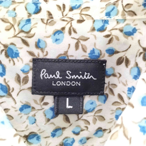 ポールスミスロンドン Paul Smith LONDON 花柄 ロングスリーブシャツ メンズ import:L
