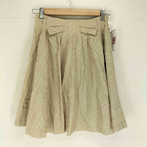 バーバリーブルーレーベル BURBERRY BLUE LABEL バイアスチェックフレアスカート レディース 36