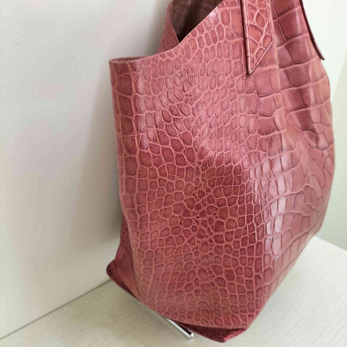 フルラ FURLA クロコ型押し レザー トートバッグ レディース