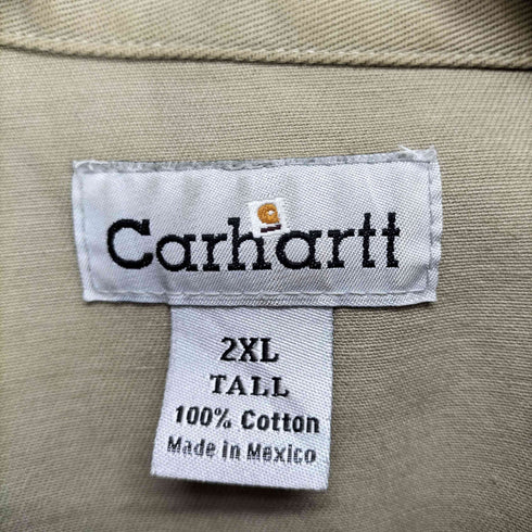 カーハート Carhartt 90S ビッグサイズワークシャツ メンズ 2XL TALL