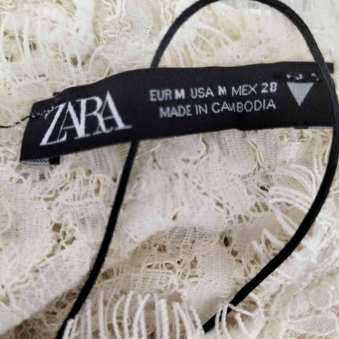 ザラ ZARA レースタンクトップ レディース import:M