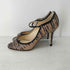 ジミーチュウ JIMMY CHOO パイソン柄 オープントゥ―パンプス レディース EUR:38
