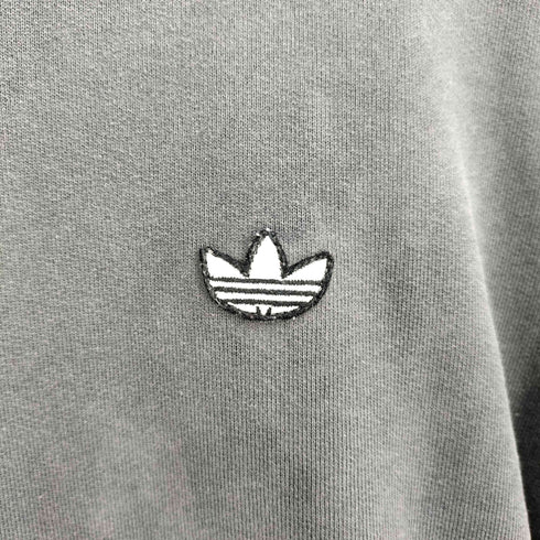 アディダスオリジナルス adidas Originals 00s トレフォイルロゴ ワンポイント刺繍 プルオーバーパーカー フーディ レディース O