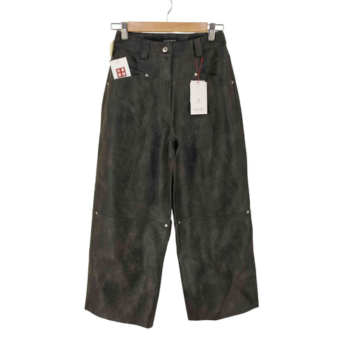 メゾンスペシャル MAISON SPECIAL Cocoon Wide Silhouette Vegan Leather Pants メンズ FR:36-38
