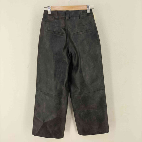 メゾンスペシャル MAISON SPECIAL Cocoon Wide Silhouette Vegan Leather Pants メンズ FR:36-38