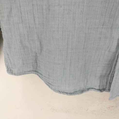 バナナリパブリック BANANA REPUBLIC OVER SIZED FIT ヘリンボーン織 ガーゼシャツ メンズ import:L