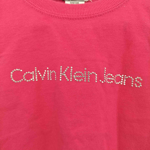 カルバンクラインジーンズ Calvin Klein Jeans Y2K ラインストーン ピチT レディース