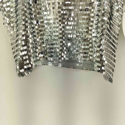 ザラ ZARA スパンコールタンクトップ レディース import:L