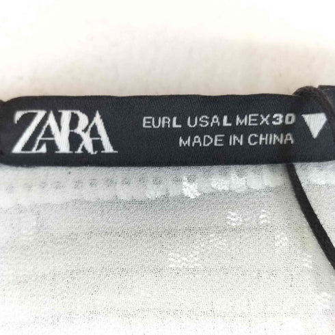 ザラ ZARA スパンコールタンクトップ レディース import:L
