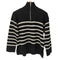 ザラ ZARA ZIP STRIPE SWEATER レディース import:S