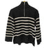 ザラ ZARA ZIP STRIPE SWEATER レディース import:S