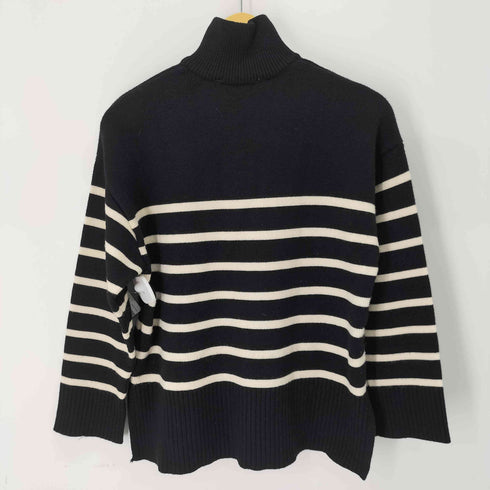 ザラ ZARA ZIP STRIPE SWEATER レディース import:S