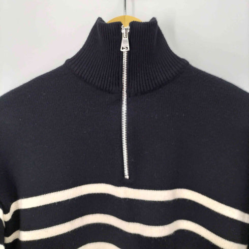 ザラ ZARA ZIP STRIPE SWEATER レディース import:S