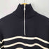 ザラ ZARA ZIP STRIPE SWEATER レディース import:S
