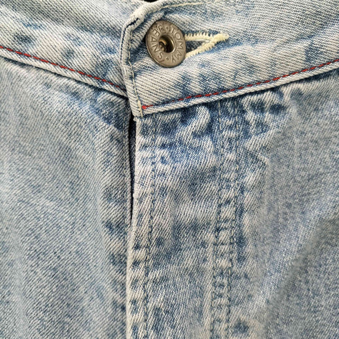 トミージーンズ tommy jeans 00s バギーデニムショーツ ボタンフライ メンズ 40