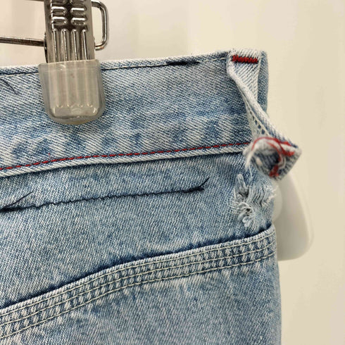 トミージーンズ tommy jeans 00s バギーデニムショーツ ボタンフライ メンズ 40