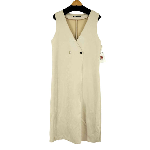 ザラ ZARA フェイクスエードレザーワンピース レディース import:M