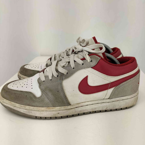 ジョーダンブランド JORDAN BRAND Nike Air Jordan 1 Low SE White/Grey/Red メンズ JPN:26.5