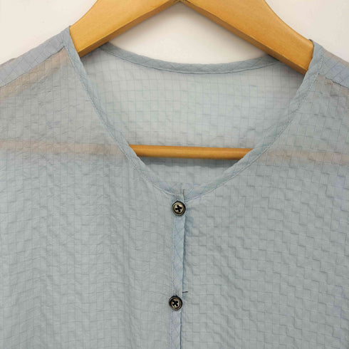 ビューティーアンドユースユナイテッドアローズ BEAUTY & YOUTH UNITED ARROWS シアサッカー9分袖ワンピース レディース