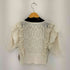 ザラ ZARA クロシェ編み ニットトップス レディース import:S