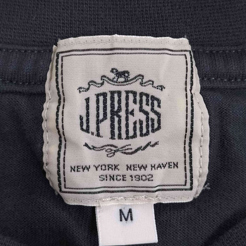 ジェイプレス J.PRESS 犬 ブルドッグ アニマル プリント Tシャツ メンズ import:M