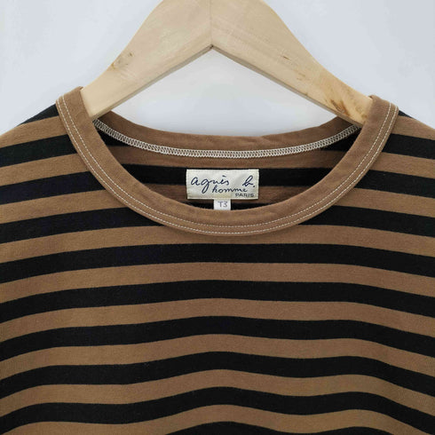 アニエスベーオム Agnes b.homme ボーダーカットソー メンズ T3