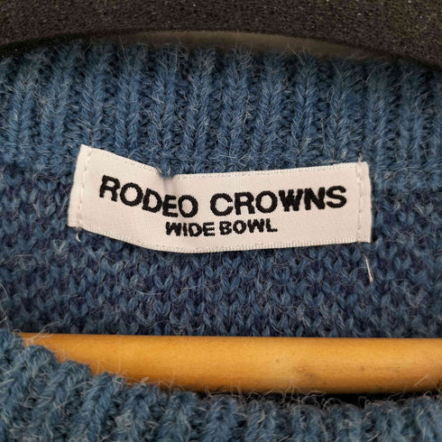 ロデオクラウンズワイドボウル RCWB/RODEO CROWNS WIDE BOWL Fluffyジャガードニットトップス レディース FREE