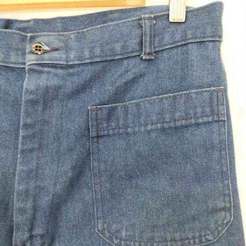 ユーエスネイビー U.S.NAVY TROUSER UTILITY MENS DENIM セーラーパンツ フレア メンズ 35R