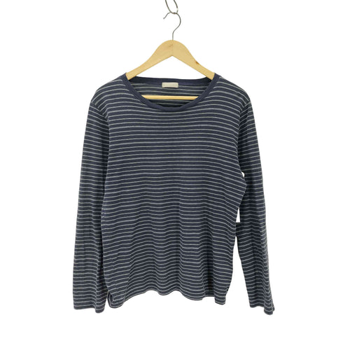 マーガレットハウエル MARGARET HOWELL コットン L/S ボーダーカットソー メンズ JPN:M