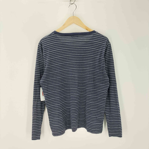 マーガレットハウエル MARGARET HOWELL コットン L/S ボーダーカットソー メンズ JPN:M