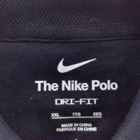 ナイキ NIKE Dri-Fit バックスウォッシュロゴ S/Sポロシャツ メンズ import:XXL