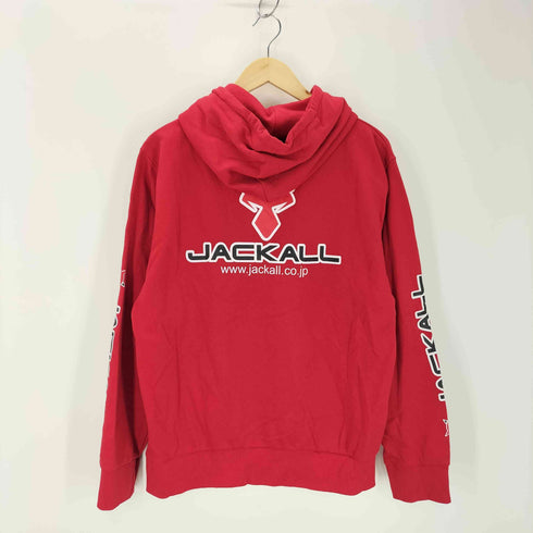 JACKALL ロゴプリントプルオーバーパーカー メンズ JPN:L
