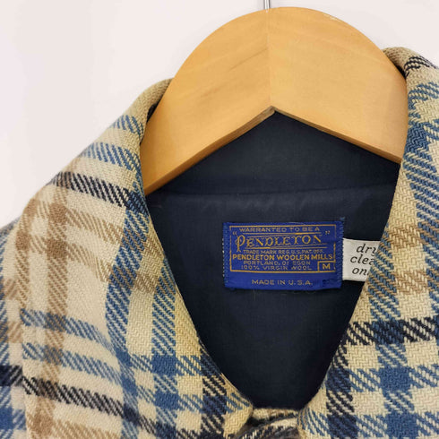 ペンドルトン PENDLETON USA製 チェック シャツジャケット スナップボタン メンズ import:M