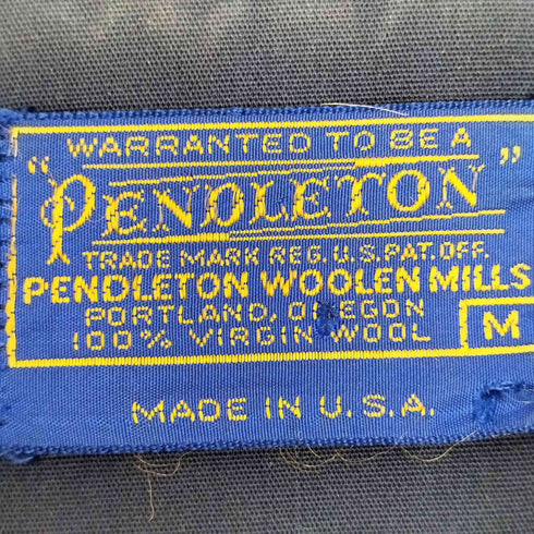 ペンドルトン PENDLETON USA製 チェック シャツジャケット スナップボタン メンズ import:M