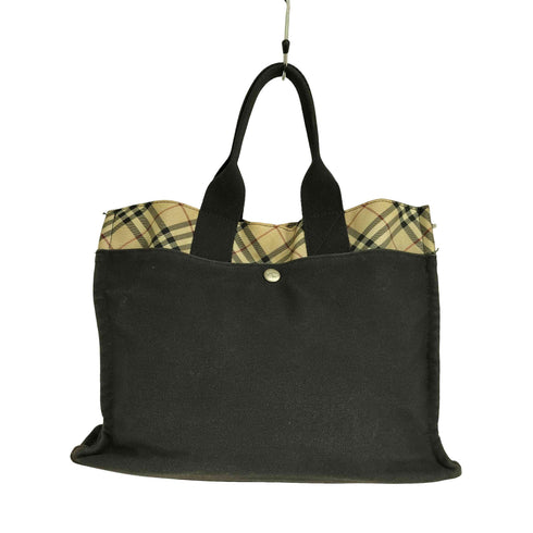 バーバリーブルーレーベル BURBERRY BLUE LABEL ノバチェック キャンバス トートバッグ レディース