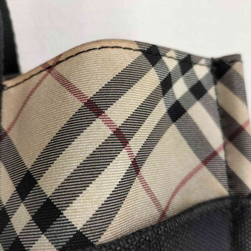 バーバリーブルーレーベル BURBERRY BLUE LABEL ノバチェック キャンバス トートバッグ レディース