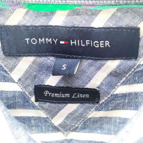 トミーヒルフィガー TOMMY HILFIGER リネンボタンダウンシャツ メンズ import:S