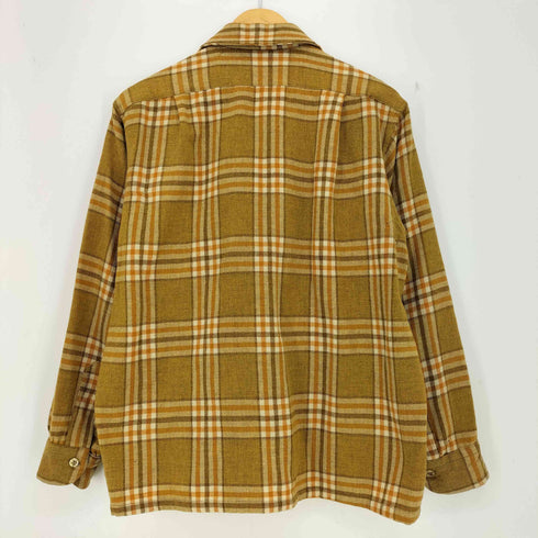 ペンドルトン PENDLETON オープンカラー チェック ウールシャツ メンズ import:L