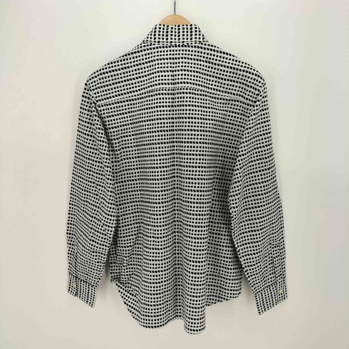 カルバンクラインジーンズ Calvin Klein Jeans 総柄 ボタンダウンシャツ レディース import:M