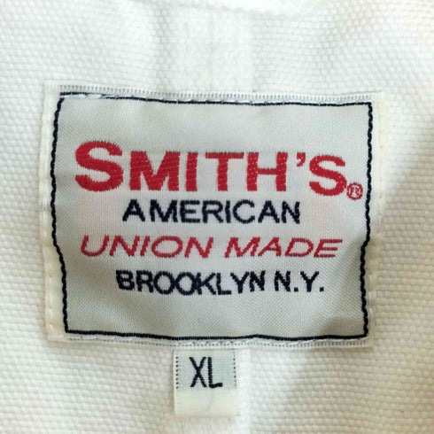 スミス SMITH’S ホワイトデニム カバーオール ハーフコート メンズ import:XL