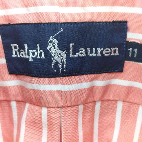 ラルフローレン RALPH LAUREN ポニー刺繍 ストライプ ボタンダウンシャツ レディース 11