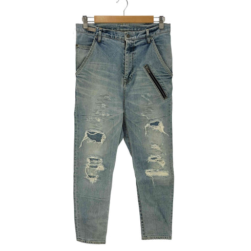 アトウ ato ダメージデニムパンツ ririジップ メンズ JPN:46
