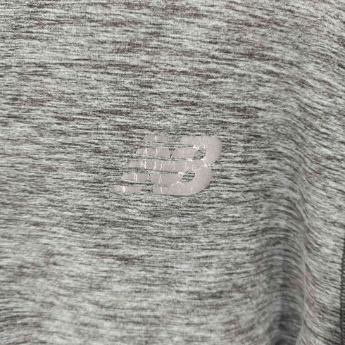 ニューバランス NEW BALANCE フロントロゴ ハーフジップ L/S プルオーバー メンズ JPN:L