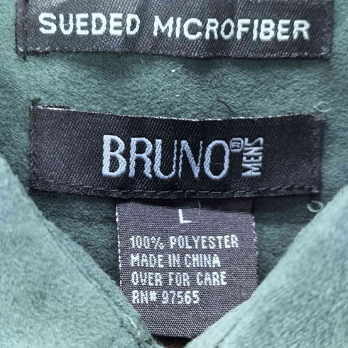 ブルーノ BRUNO スウェードライクシャツ メンズ JPN:L