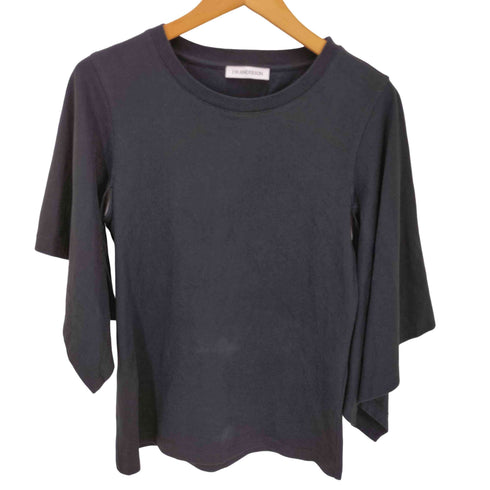 ジェイダブリューアンダーソン JW ANDERSON ポルトガル製 変形スリーブ アシンメトリー 振袖Tシャツ レディース import:S