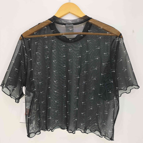 ナイキ NIKE Air Women's Printed Mesh Short-Sleeve Crop Top エア ウィメンズ プリント メッシュ ショートスリーブ クロップ トップ レディース import:S