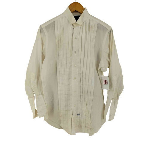 ポロラルフローレン POLO RALPH LAUREN 90S ウイングカラー ピンタックシャツ メンズ 14/2/1