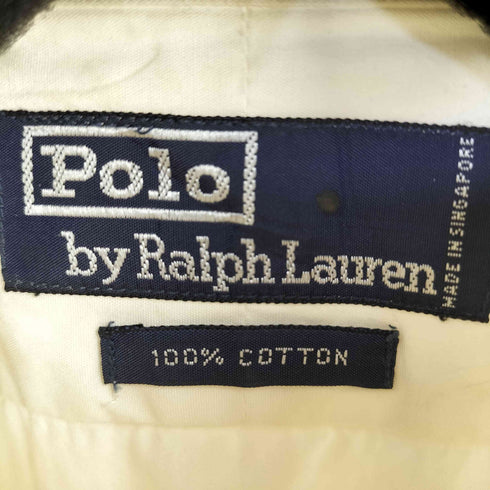 ポロラルフローレン POLO RALPH LAUREN 90S ウイングカラー ピンタックシャツ メンズ 14/2/1