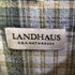 LANDHAUS メタルボタン メタルトグル チェックチロリアンシャツ メンズ import:L