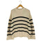 ザラ ZARA アクリルポリナイロン ボーダー クルーネックニット レディース import:M